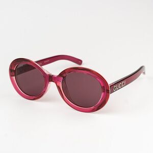Gucci GG1722SA 004 BRAND NEW Sunglasses Transparent Red Burgundy Violet Unisex